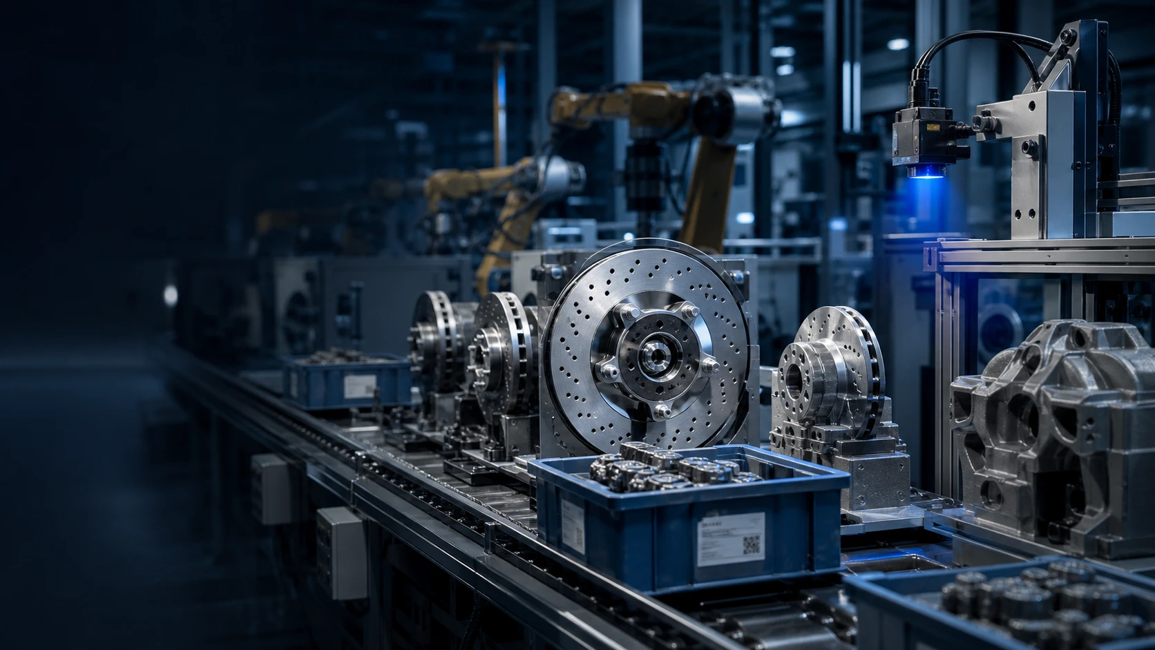 Inline traceability inspection in automotive parts manufacturing