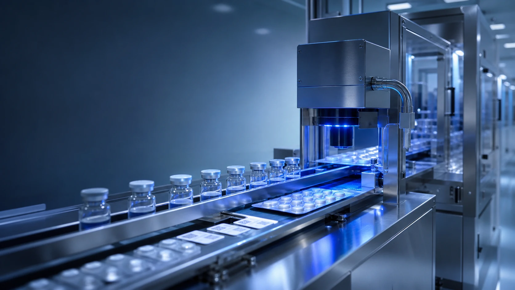 Inline machine vision inspection in pharmaceutical and medical device manufacturing